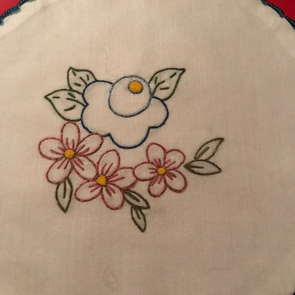 Handmade / Hand Stitched Doily - Picture 2 of 6